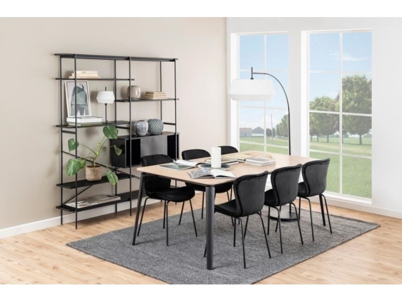 Regał Angus I czarny - ACTONA